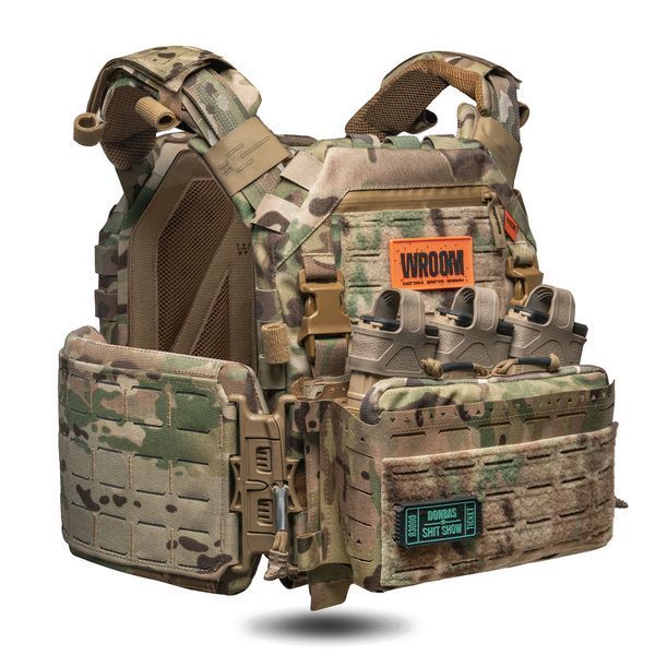 Плитоноска GHOST GEN5 V1 PRO с баллистической защитой 1-го класса с плакардом. Цвет Multicam USA GG05V1-MCU-PROx фото