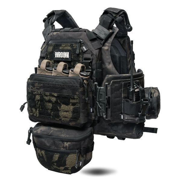 Бронежилет 6 класса GHOST GEN5 V2+ с баллистической защитой 2-го класса. Цвет Black Multicam USA GG5V2- BMC фото