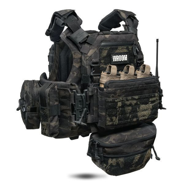 Бронежилет 6 класса GHOST GEN5 V2+ с баллистической защитой 2-го класса. Цвет Black Multicam USA GG5V2- BMC фото