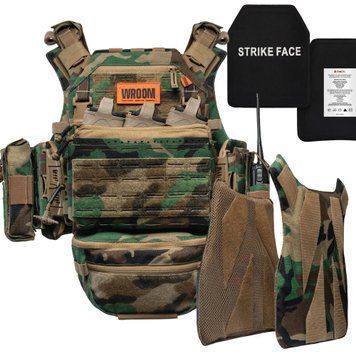 Бронежилет 6 класса GHOST GEN5 V2 PRO с баллистической защитой 1-го класса. Цвет Woodland GG50V2-WD-PRO фото