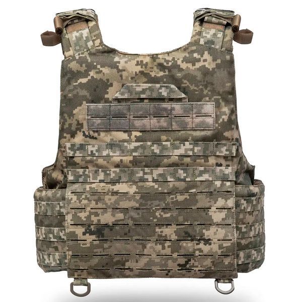 Бронежилет OTAMAN Gen4 V1 6 класс защиты, мягкий защитный слой 1 класса, цвет пиксель, размер M/L 2201 фото