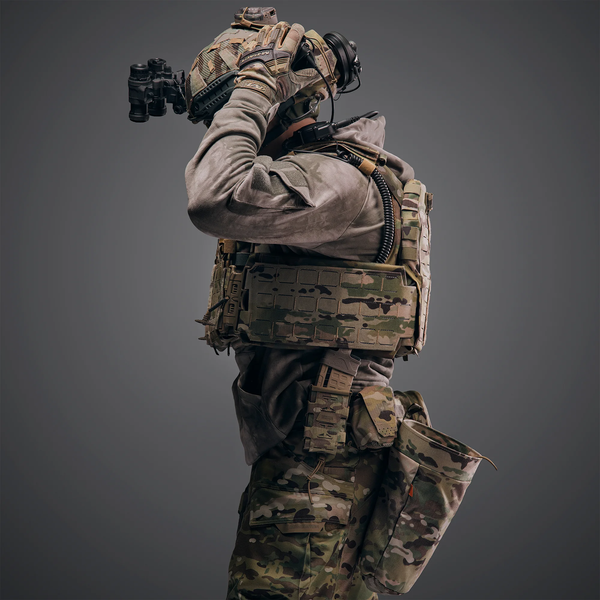 Плитоноска GHOST GEN5 V1 с плакардом. Цвет Multicam USA GG5V1-MCUm фото