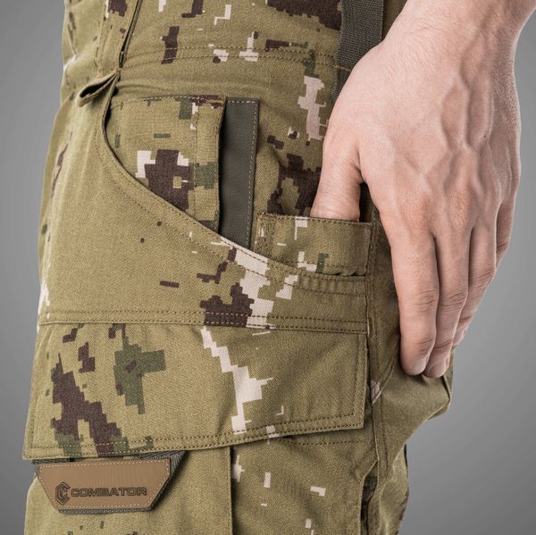 Бойові тактичні штани Wroom Combator GEN III (приховані кармани під наколіники). Колір AOR Digital USA CC-56663-2234-34S фото