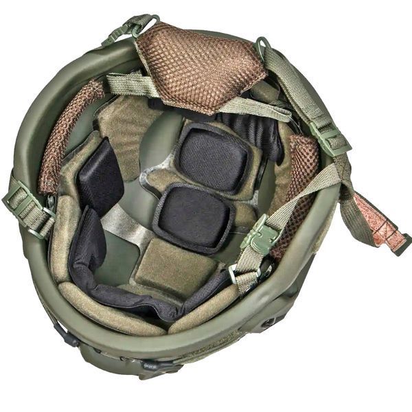 Шолом MICH 2000 Gen2 з підвіскою Team Wendy, колір Оливковий, розмір L 1393L фото