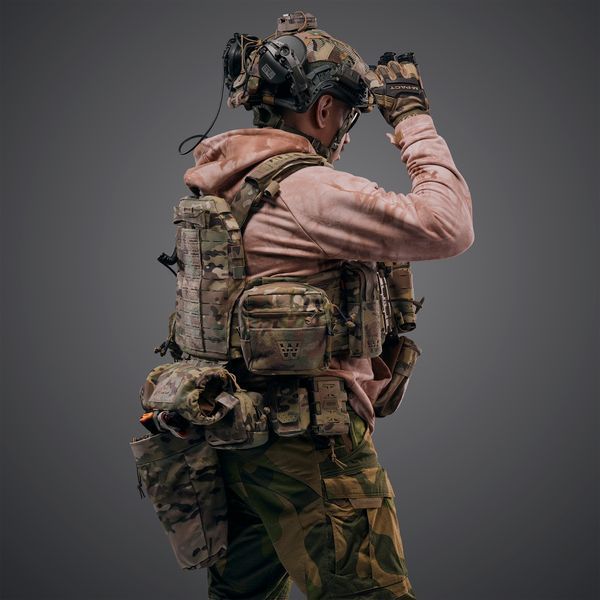 Плитоноска GHOST GEN5 V3 PRO з балістичним захистом 1-го класу. Колір Мультикам 5GG5V3с-MC-PROcar фото