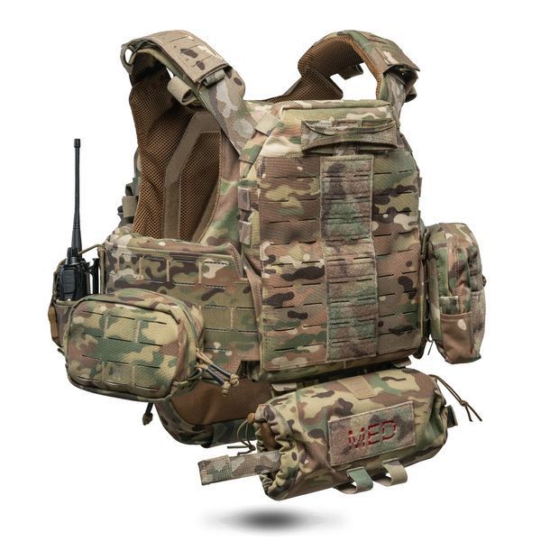 Плитоноска GHOST GEN5 V3 PRO з балістичним захистом 1-го класу. Колір Мультикам 5GG5V3с-MC-PROcar фото