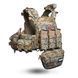 Плитоноска с системой быстрого сброса Ghost Gen4 V2, система MOLLE, 9 подсумков, цвет Пиксель 126009-11 фото 3