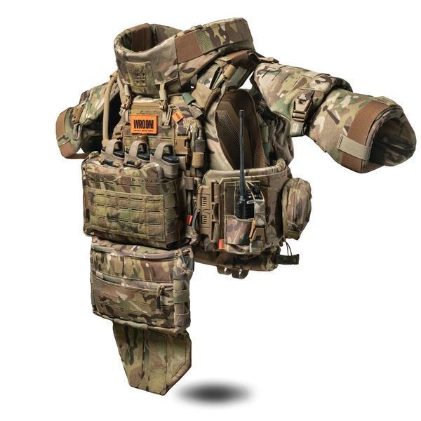 Бронежилет 6 класу GHOST GEN5 V5+ з балістичним захистом 2-го класу. Колір Мультикам GG5V5-MC фото