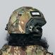 Шлем FAST NIJ IIIA с Навушниками Earmor M32 X MOD4 + фонарик, цвет оливковый, кавер Мультикам, размер М 32442-324M фото 6
