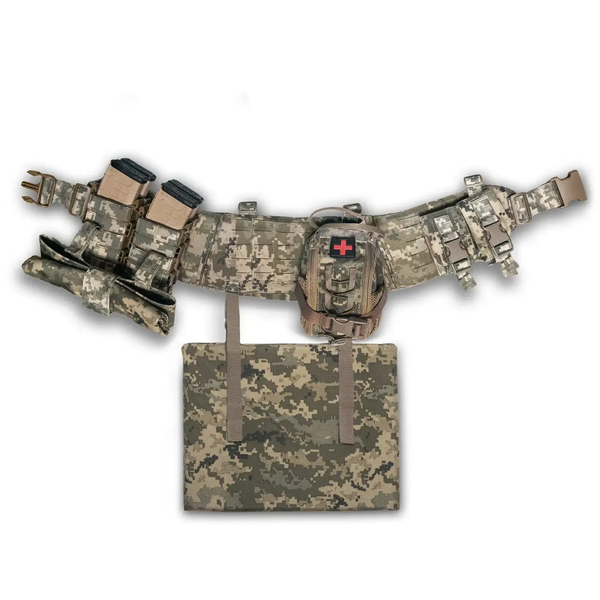 Тактический пояс War-Belt Ghost Gen4 V4 варбелт с баллистической защитой 1 класса, цвет пиксель 284893-084 фото