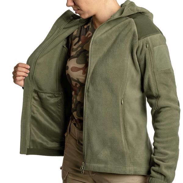 Женская флисовая кофта Helikon Fleece - Olive, XS BL-CBW04-XS фото