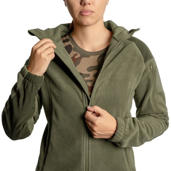 Женская флисовая кофта Helikon Fleece - Olive, XS BL-CBW04-XS фото