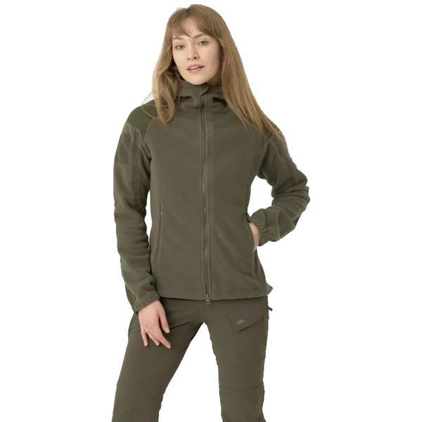 Женская флисовая кофта Helikon Fleece - Olive, XS BL-CBW04-XS фото