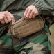 Бананка Mil-Tec&reg; Fanny Pack MOLLE Coyote &mdash; тактическая поясная сумка с MOLLE/Velcro 2208251356 фото 4
