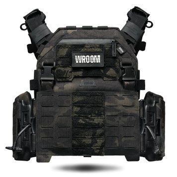 Плитоноска GHOST GEN5 V1 з балістичним захистом 1-го класу з плакардом. Колір Black Multicam USA G0G5V1-BMC фото