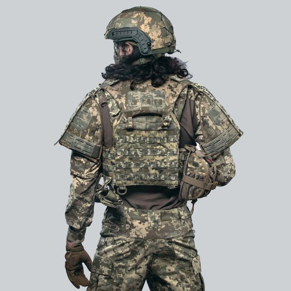 Бронежилет Phantom FRS Gen4 Echo+ (6 класс + баллистика 1 класс + 9 подсумков) Пиксель 1794-1 фото