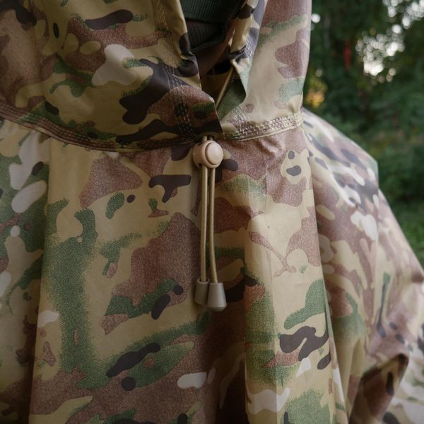Пончо тактическое Hunting Grounds (One-Size, водонепроницаемый дождевик), цвет Мультикам. HG-2025MC фото