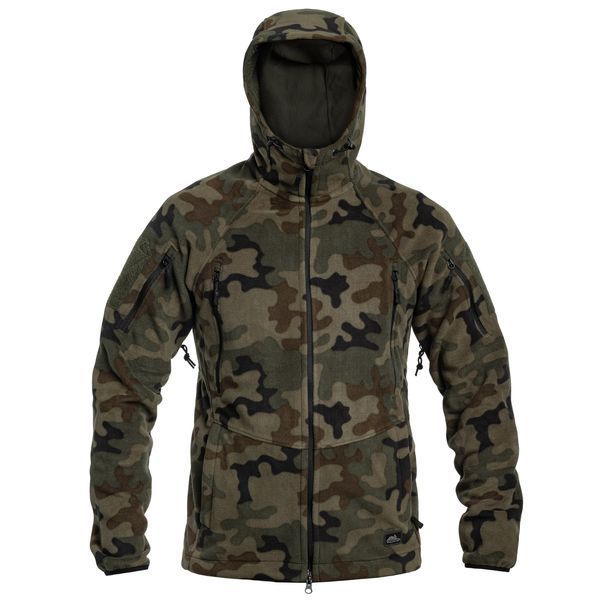 Флісова кофта Helikon Patriot Mk2 Hybrid Fleece - Woodland, S 0810246WD-S фото