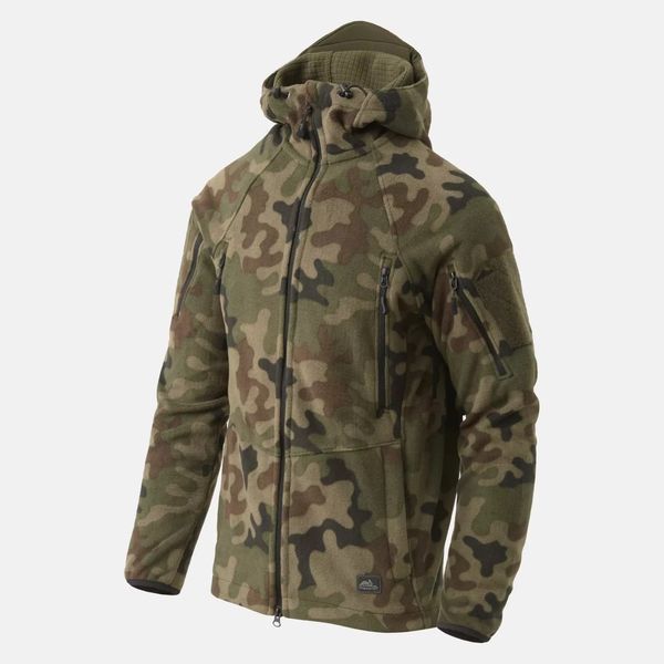 Флісова кофта Helikon Patriot Mk2 Hybrid Fleece - Woodland, S 0810246WD-S фото