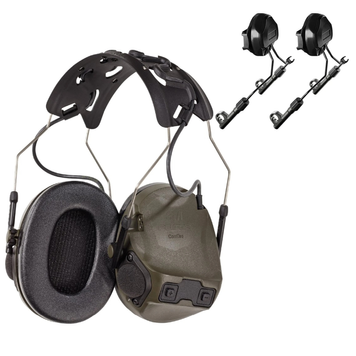Активні навушники 3M PELTOR ComTac VIII Headsets з кріпленнями ARC на шолом CT8-X1 фото
