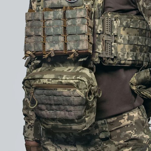 Бронежилет &laquo;Neptun GEN4 V4 Lite+&raquo; с керамическими бронеплитами 6 класса, баллистической защитой 2 класса + 9 подсумков, цвет пиксель 4433-488Lite фото