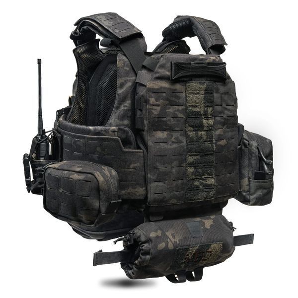 Бронежилет 6 класса GHOST GEN5 V2 PRO с баллистической защитой 1-го класса. Цвет Black Multicam USA GG50V2-BMCU-PRO фото