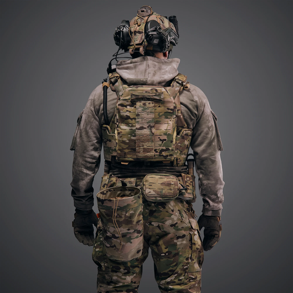 Бронежилет 6 класса GHOST GEN5 V1 с баллистической защитой 1-го класса с плакардом. Цвет Multicam USA GG05V1-MCU фото