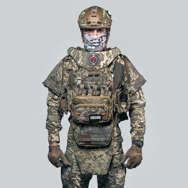 Бронекостюм 6-го класса Ghost Gen4 MAX+ с максимальной защитой тела. Цвет пиксель 90438-923 фото
