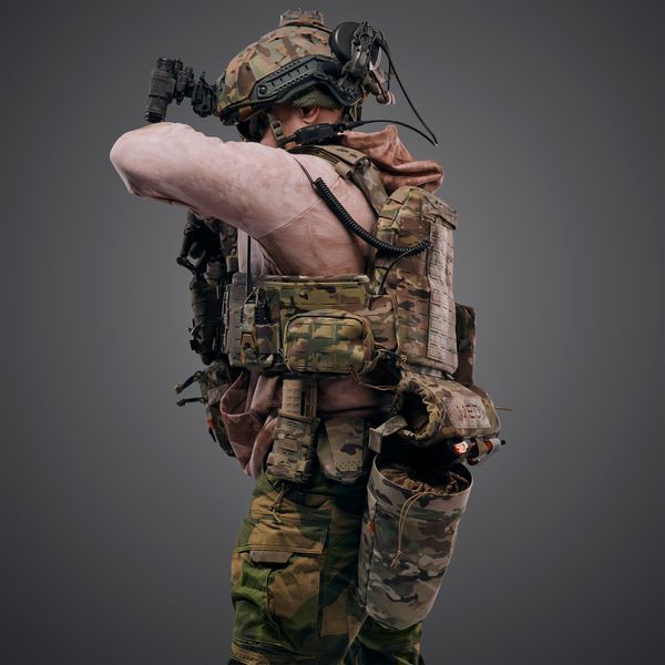Бронежилет 6 класу GHOST GEN5 V2+ з балістичним захистом 2-го класу. Колір Мультикам GG5V2-MC фото