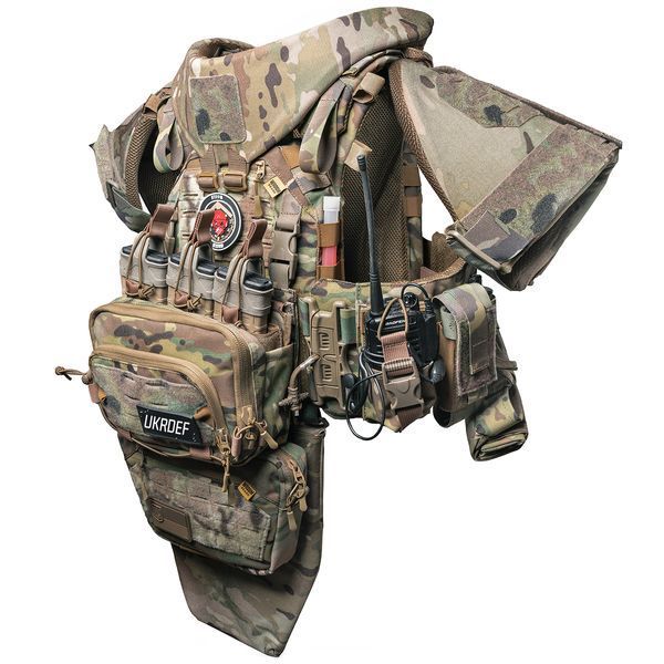 Бронекостюм 6-го класу Ghost Gen4 MAX+ з максимальним захистом тіла. Колір мультикам 140321 фото