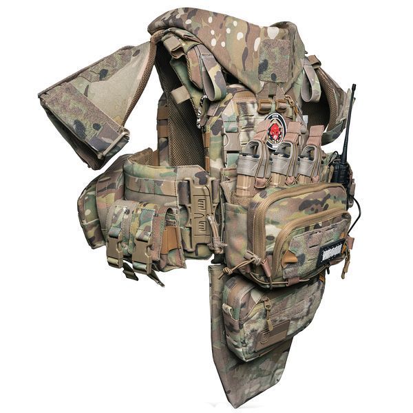 Бронекостюм 6-го класу Ghost Gen4 MAX+ з максимальним захистом тіла. Колір мультикам 140321 фото