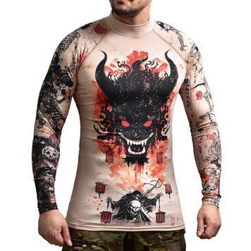 Тактичний чоловічий рашгард "Yōkai" з дихаючого поліестеру, розмір S 875323S фото