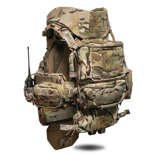 Бронежилет 6 класу GHOST GEN5 V4+ з балістичним захистом 2-го класу. Колір Мультикам GG5V4-MC фото