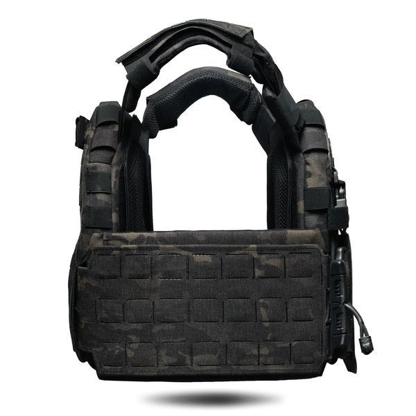 Бронежилет 6 класу GHOST GEN5 V1+ PRO з балістичним захистом 2-го класу. Колір Black Multicam USA GG5V1-BMC-PRO фото
