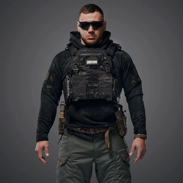 Бронежилет 6 класу GHOST GEN5 V1+ PRO з балістичним захистом 2-го класу. Колір Black Multicam USA GG5V1-BMC-PRO фото