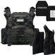 Бронежилет 6 класу GHOST GEN5 V1+ PRO з балістичним захистом 2-го класу. Колір Black Multicam USA GG5V1-BMC-PRO фото 1