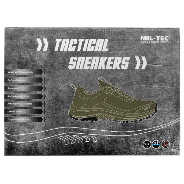 Тактичні кросівки Mil-Tec Tactical Sneaker Boots, колір Олива, розмір 43 12889019OL-43 фото